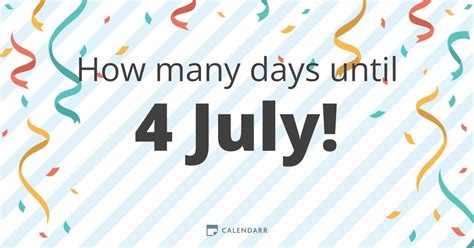 How many days till july - Tuesday, 16 July 2024. 135 Days 9 Hours 23 Minutes 12 Seconds. to go. How many days until 16th July 2024? Find out the date, how long in days until and count down to till 16th July 2024 with a countdown clock.